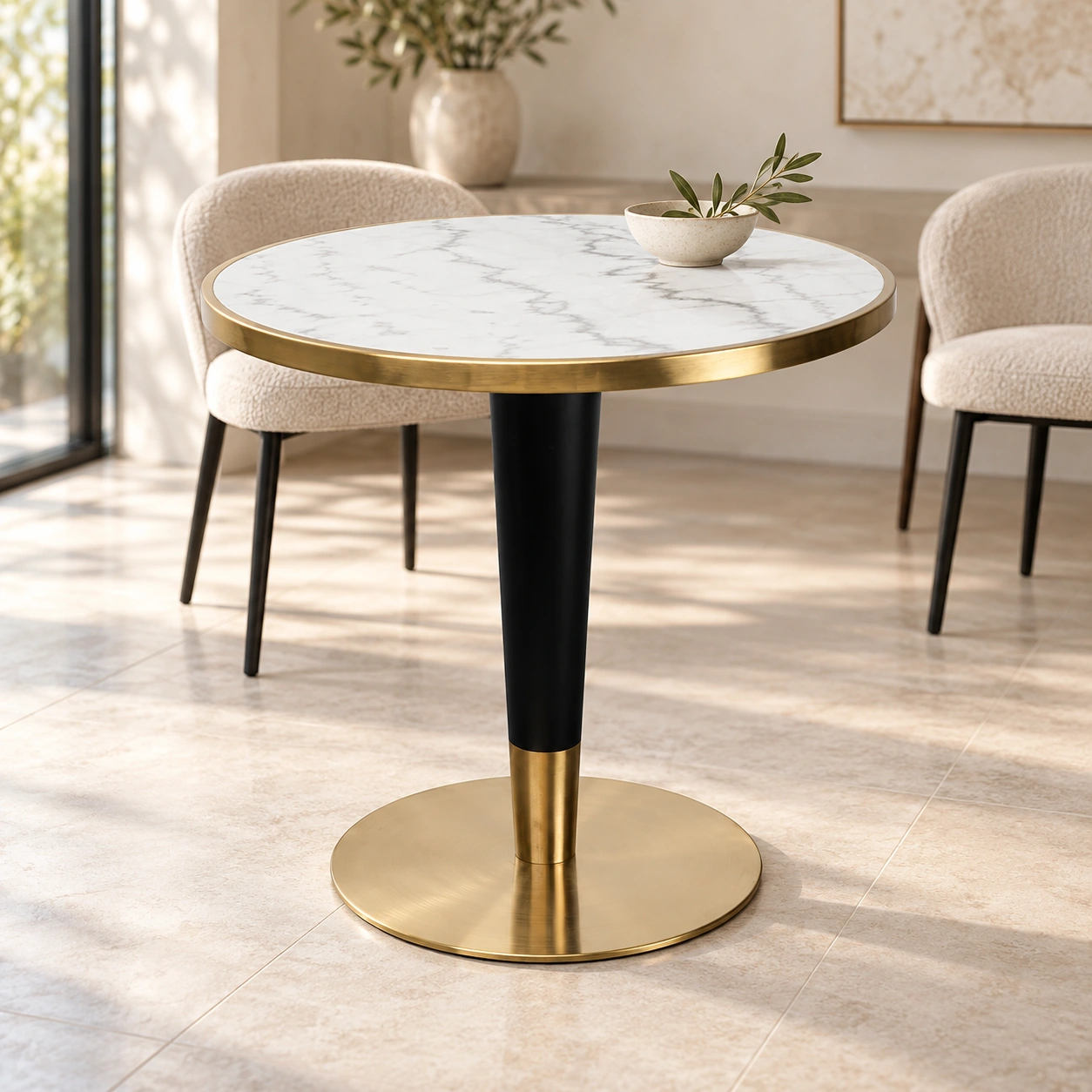 Bistrotisch Ronda Ø 70 cm – Wohnbeispiel