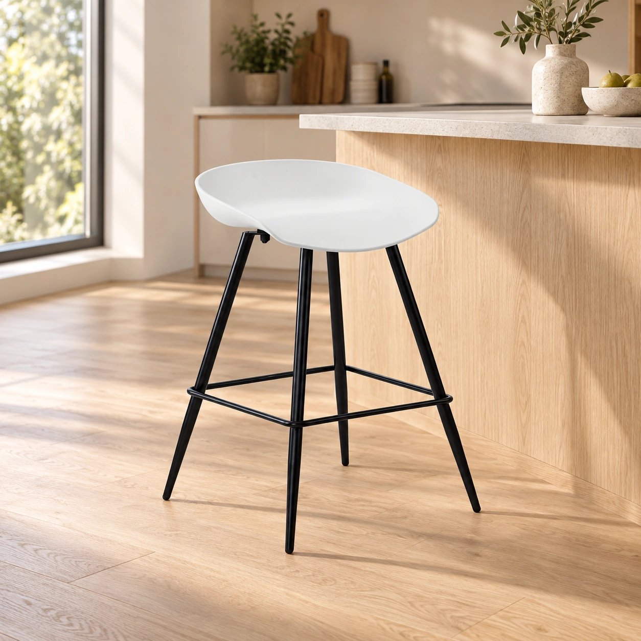 Tresenhocker Cora Pur – Wohnbeispiel