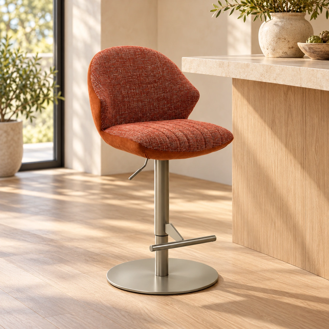 Tresenhocker Sivo Form – höhenverstellbar – Wohnbeispiel