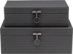 Aufbewahrungsboxen Ringverschluss – 2er-Set