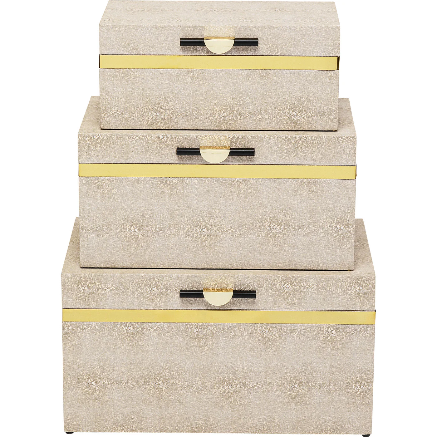 Aufbewahrungsboxen Elegant Natur – 3er-Set