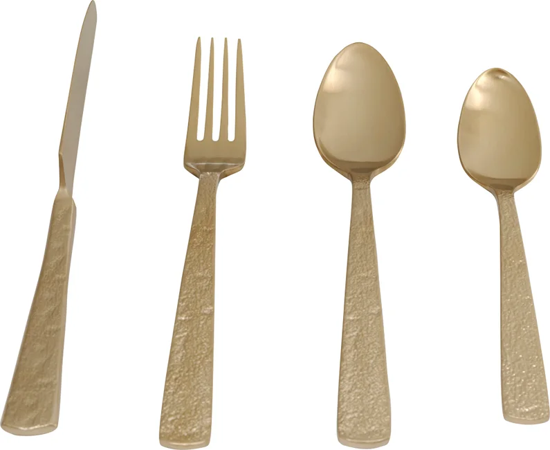 Besteck Perlenglanz Matt – 64-teilig (4 Sets)