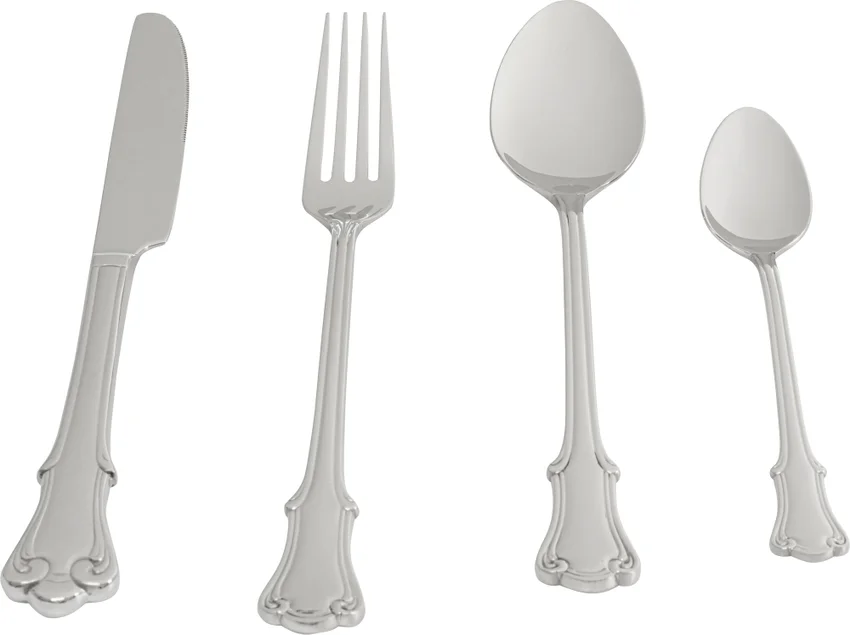 Besteck Silberbogen – 64-teilig (4 Sets)