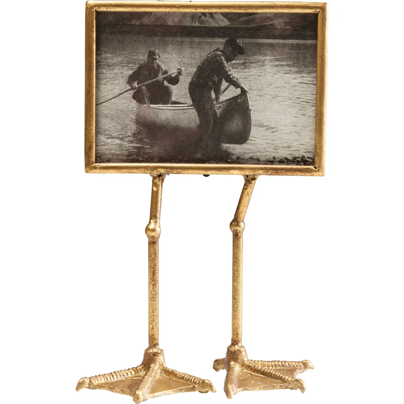 Bilderrahmen Vogelfüße Gold 13 × 18 cm