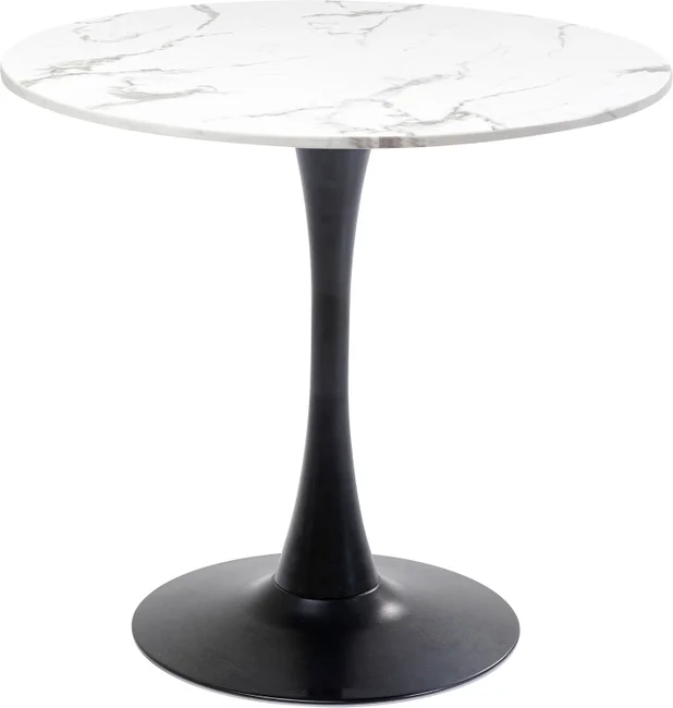 Bistrotisch Rundblick Marmoroptik Ø 80 cm
