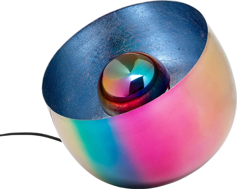 Bodenleuchte Regenbogen Blau Ø 26 cm