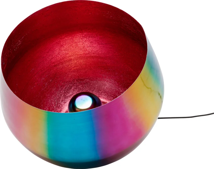 Bodenleuchte Regenbogenglanz Pink Ø51 cm
