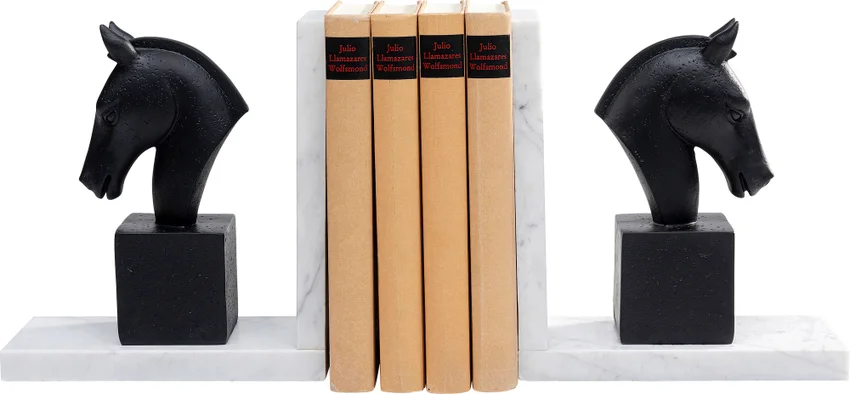 Buchstützen Pferdegestalt – 2er-Set