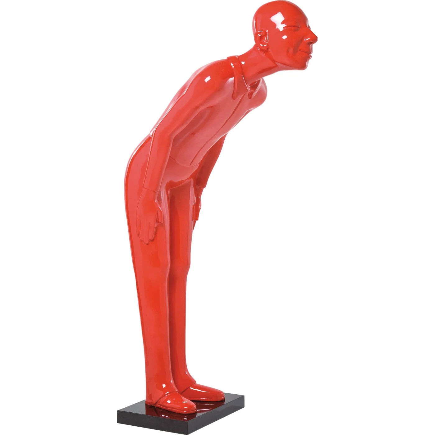 Dekofigur Diener in Rot 160 cm