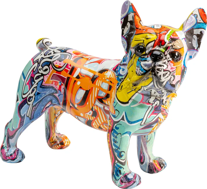 Dekofigur Farbenhund 24 cm