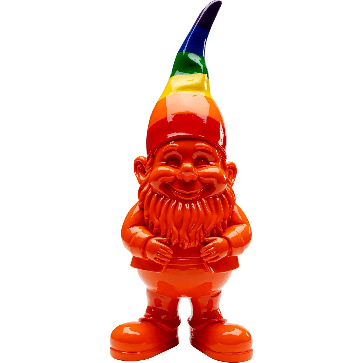 Dekofigur Gartenzwerg Regenbogen 46 cm