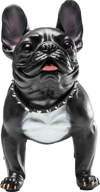 Dekofigur Bulldogge mit Fliege