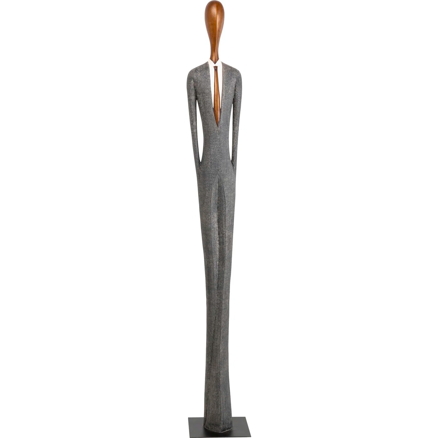 Dekofigur Schlanke Gestalt in Grau 216 cm