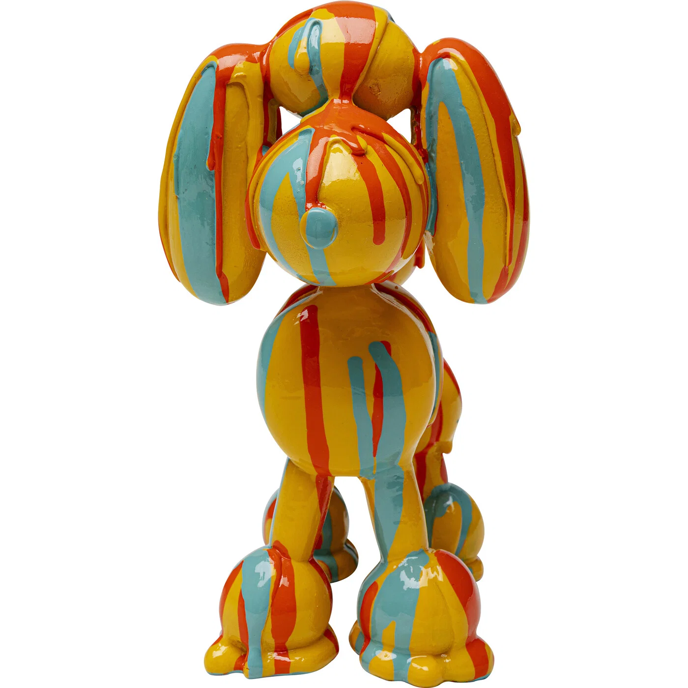 Dekofigur Bunter Hund 17 cm