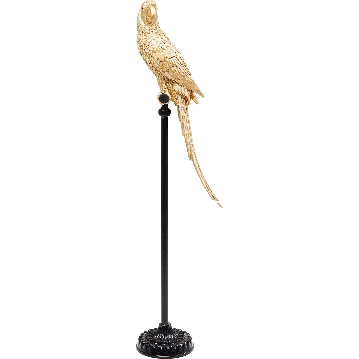 Dekofigur Papagei Gold 116 cm
