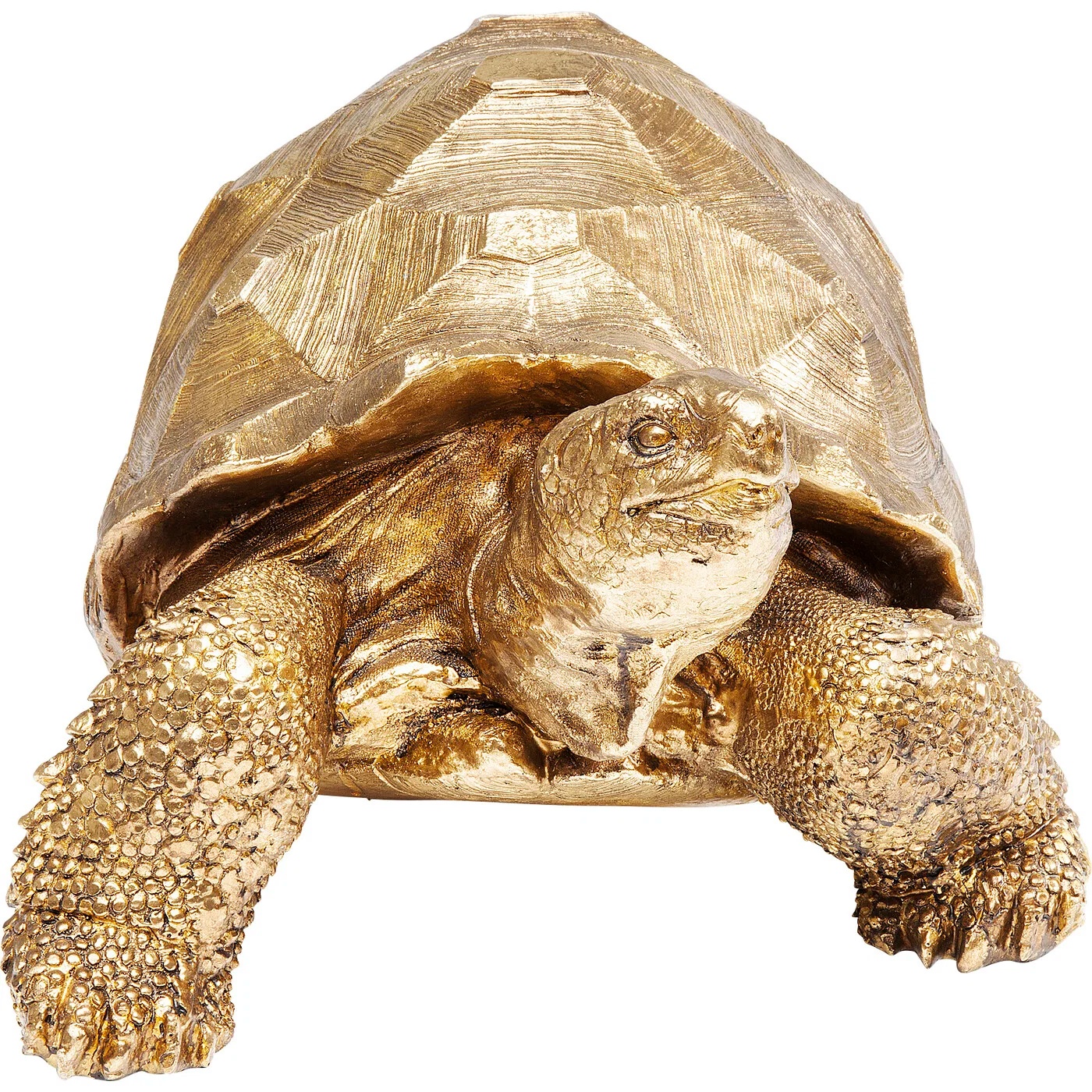 Dekofigur Schildkröte Gold 40 cm