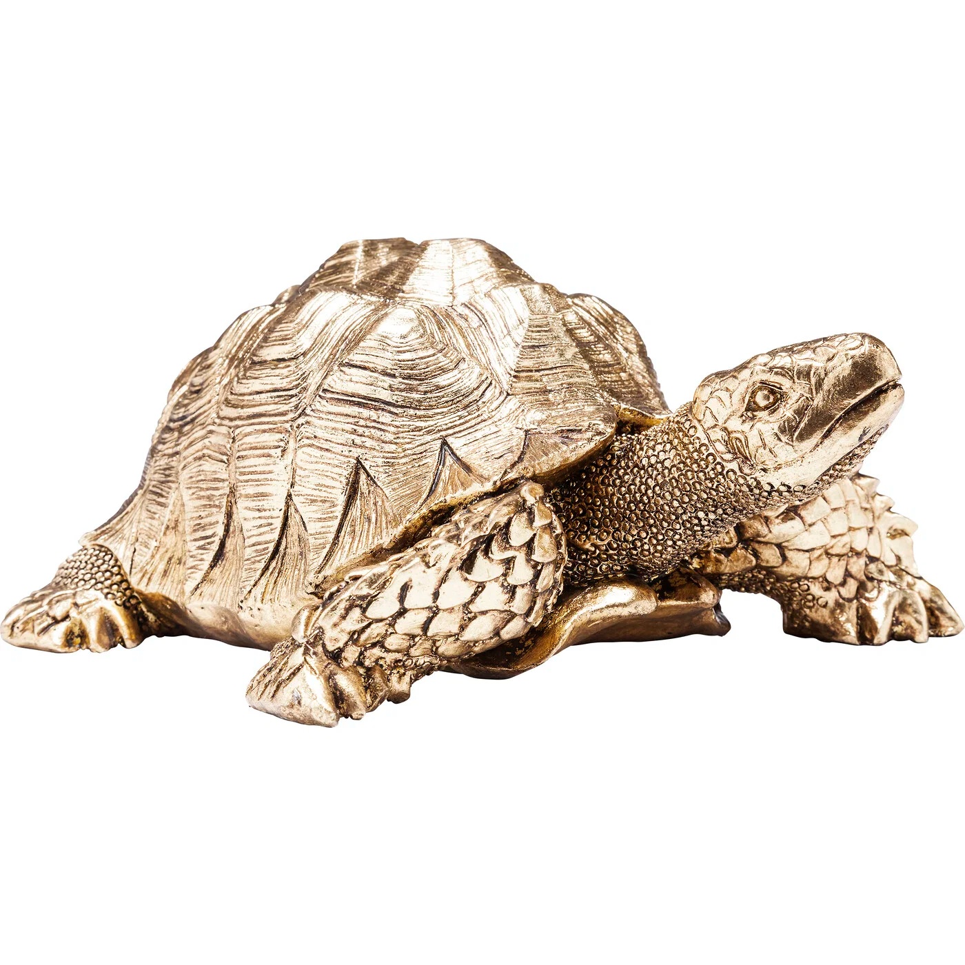 Dekofigur Schildkröte Gold Klein