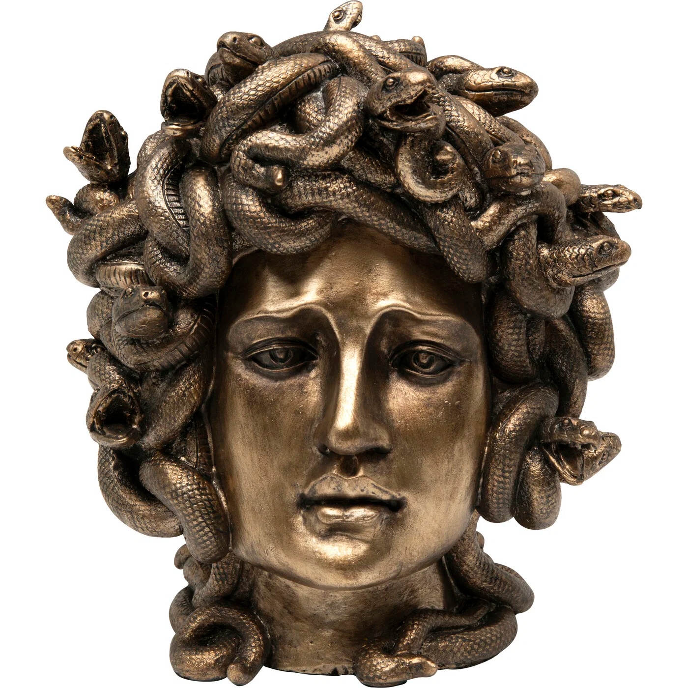 Dekofigur Schlangenhaupt 21 cm