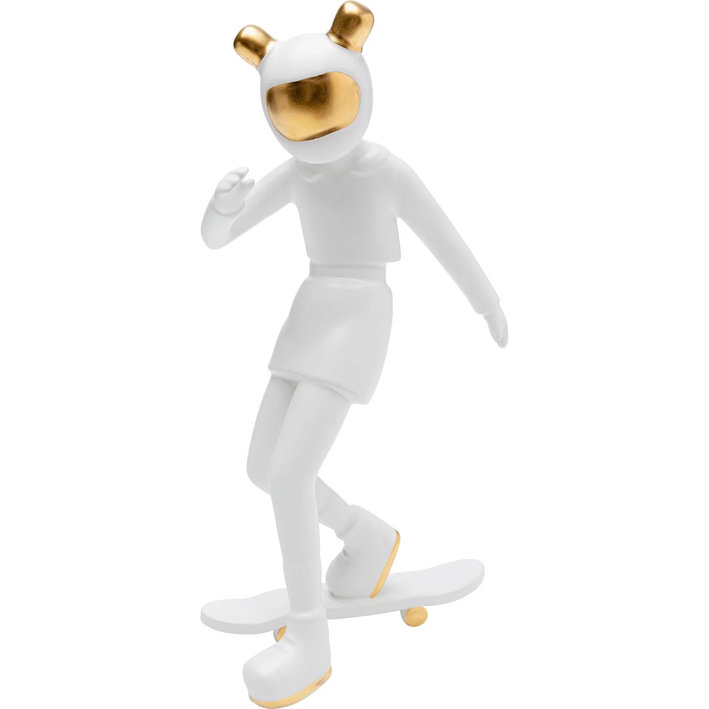 Dekofigur Skate-Astronaut Weiß 33 cm