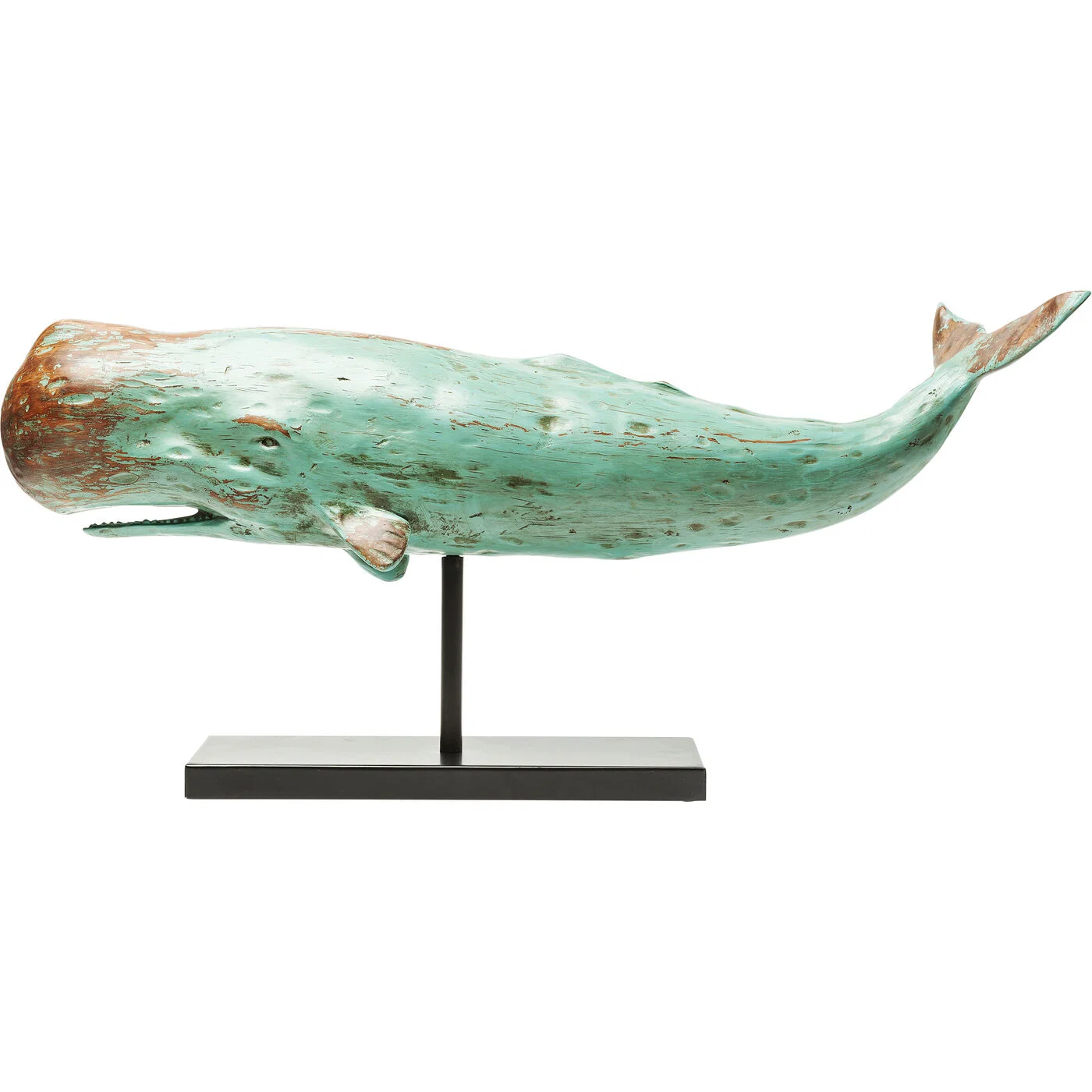 Dekofigur Wal auf Sockel 77 cm