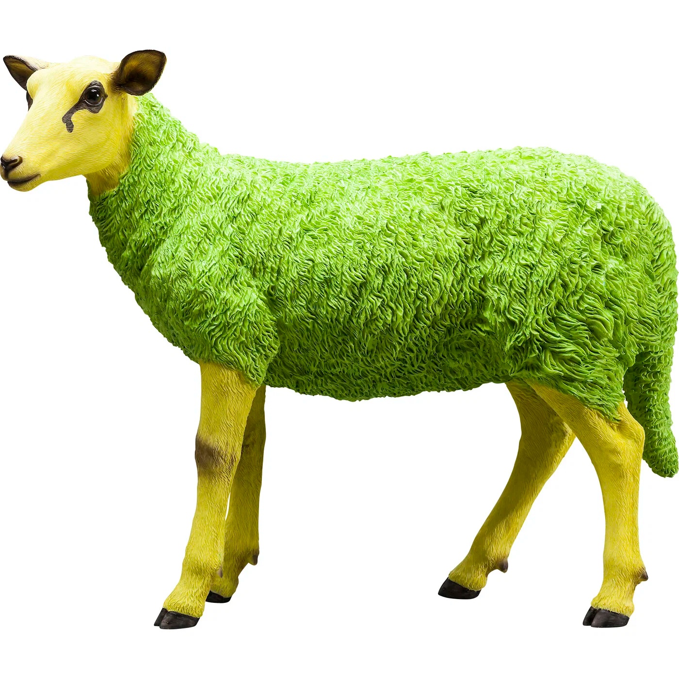 Dekofigur Wollschaf Grün