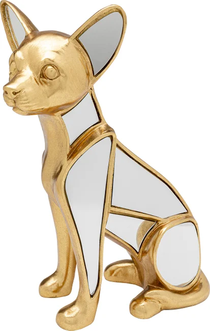 Dekohund Spiegelglanz 33 cm