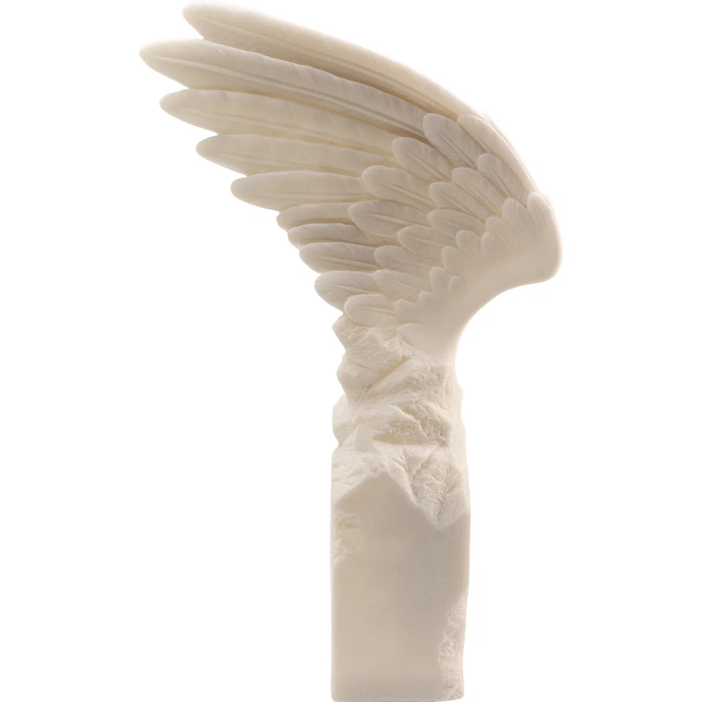 Dekoobjekt Flügel Weiß 51 cm