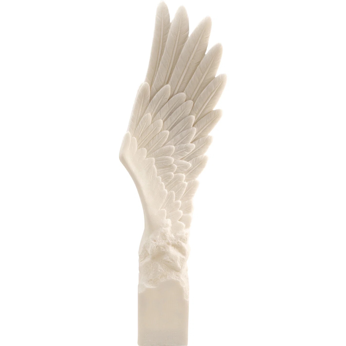 Dekoobjekt Flügel Weiß 64 cm