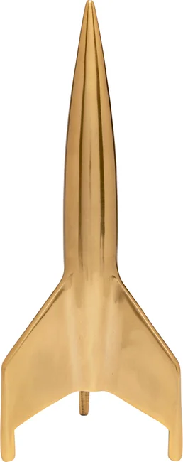 Dekoobjekt Raketenstart Gold 35 cm