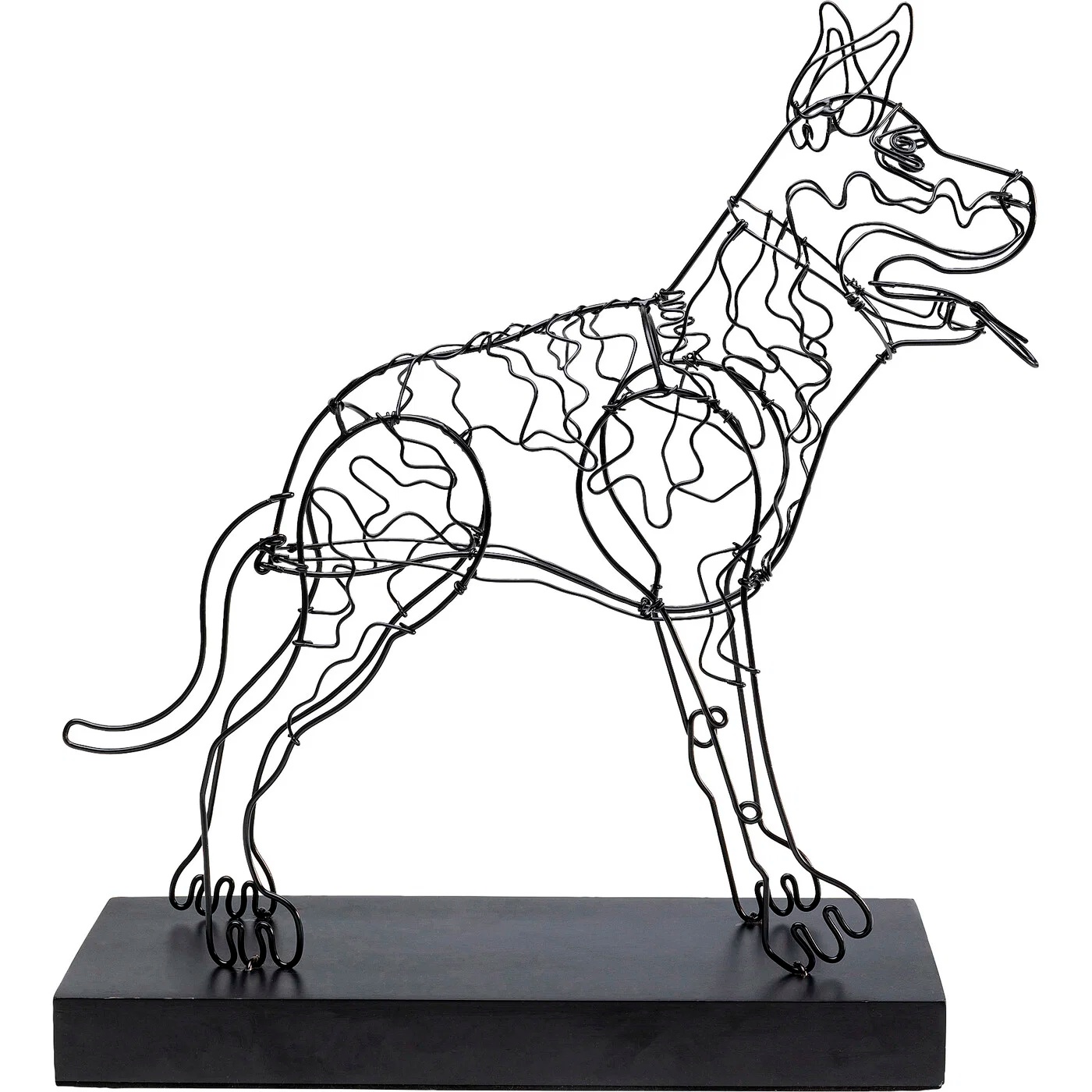 Dekoobjekt Drahtbulldogge 36 cm