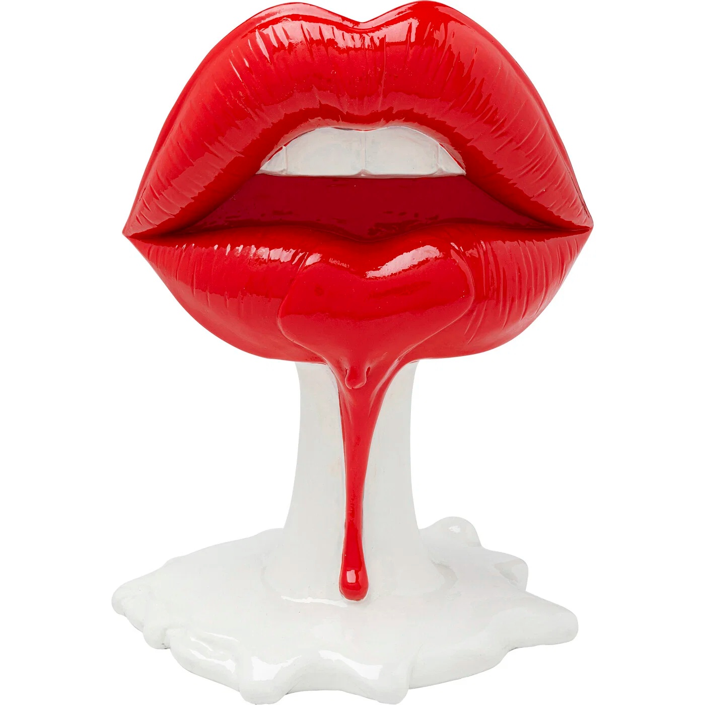Dekoobjekt Lippen Rot 26 cm