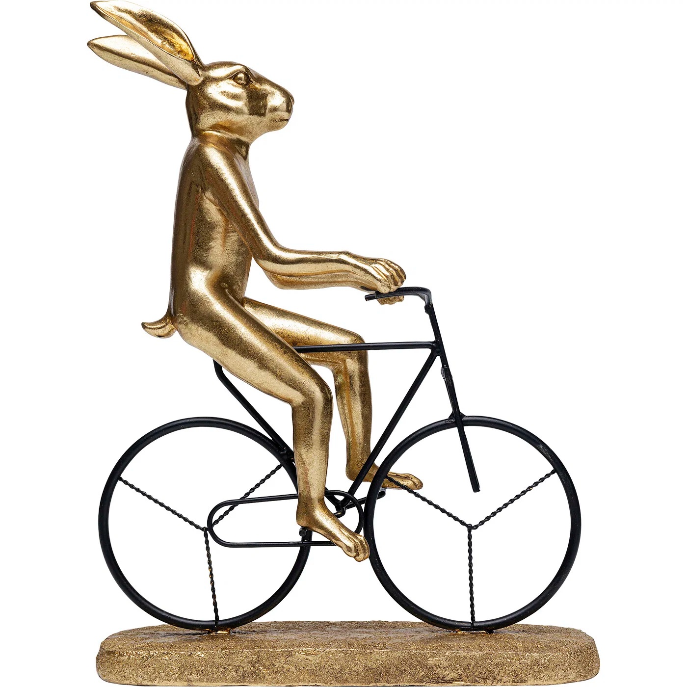 Dekoobjekt Radfahrer-Hase 39 cm