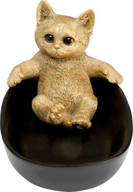 Dekoschale Badende Katze 20 cm