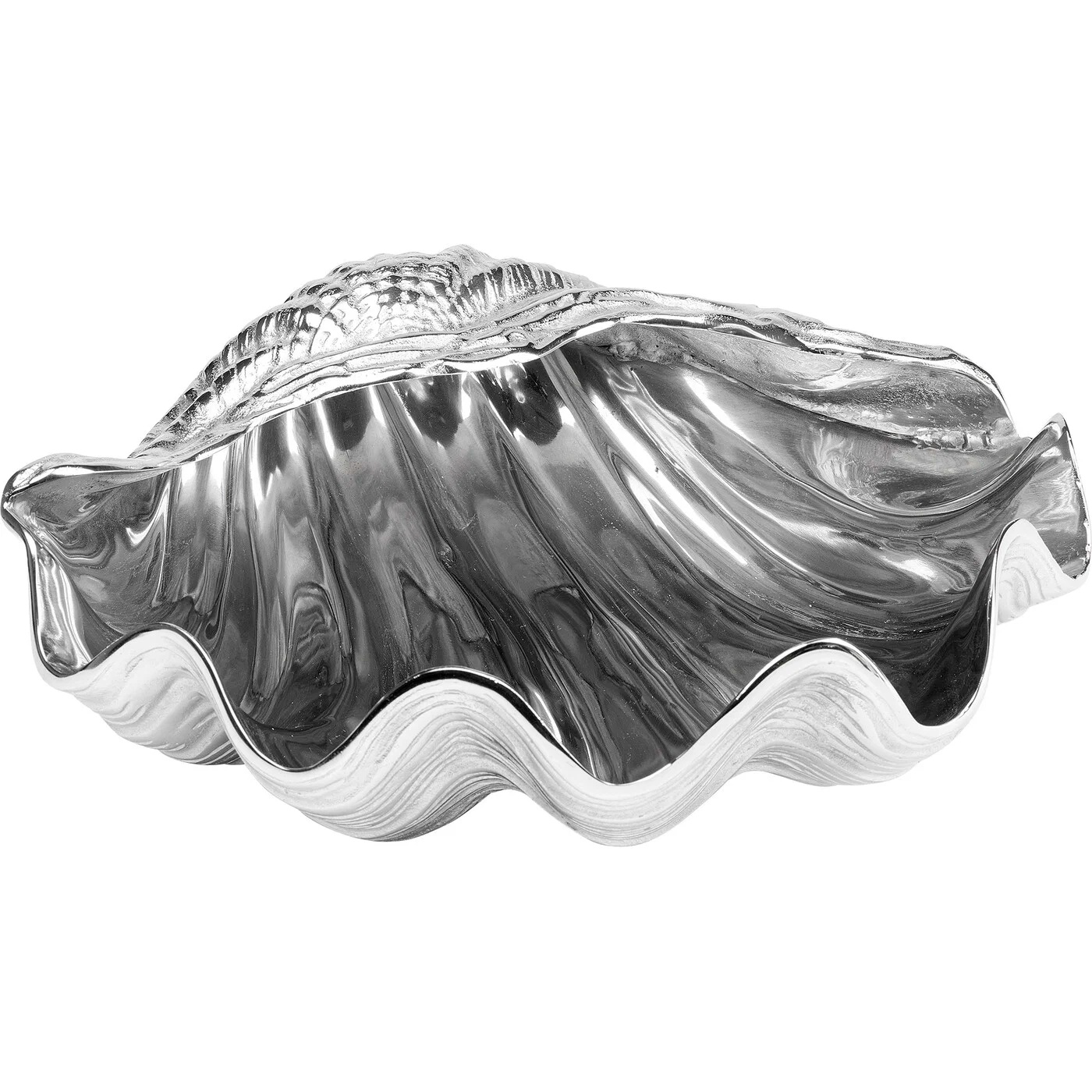 Dekoschale Muschel in Silber