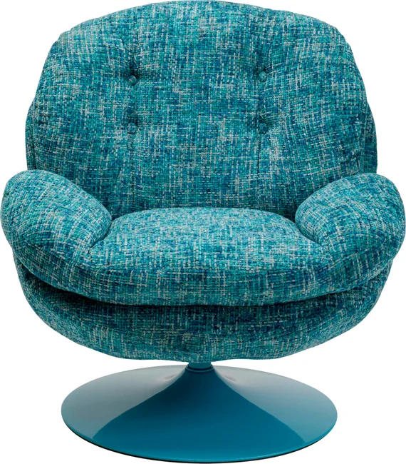 Drehsessel Kuschelkontur Blau