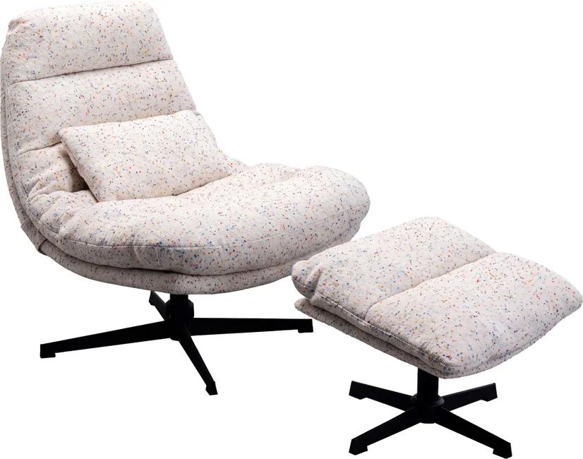 Drehsessel Ruhepol mit Hocker