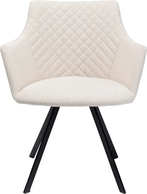 Drehstuhl Rundpolster Creme