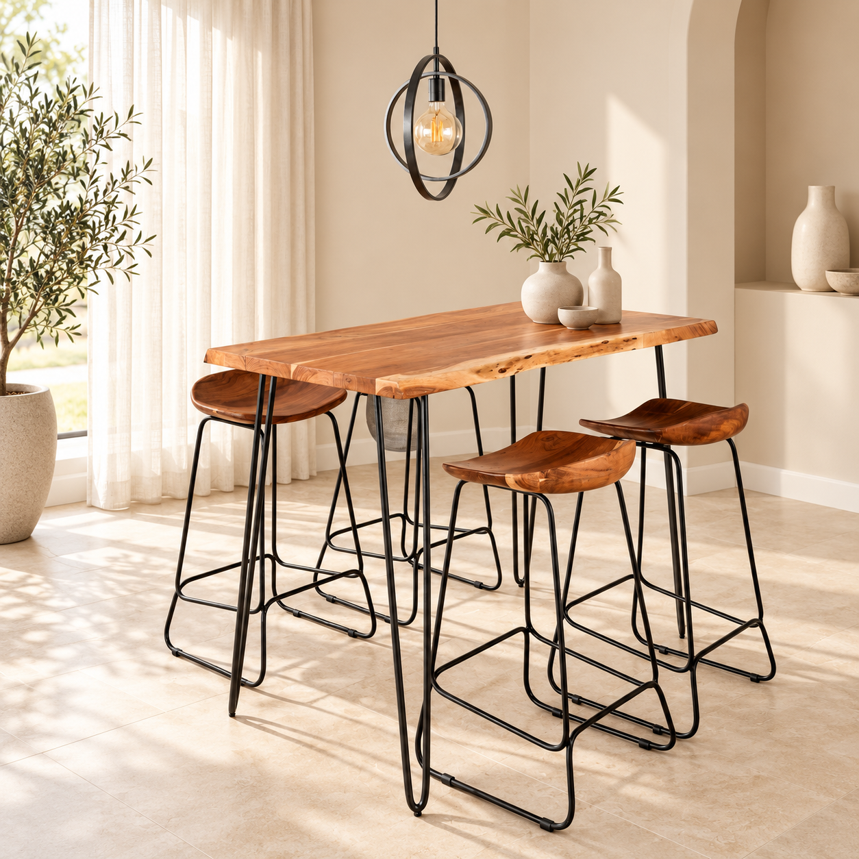 Bartisch Kontur 130cm