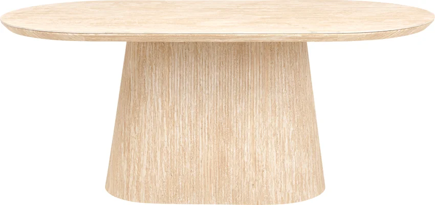 Esstisch Steinbogen Travertinoptik 180 × 90 cm