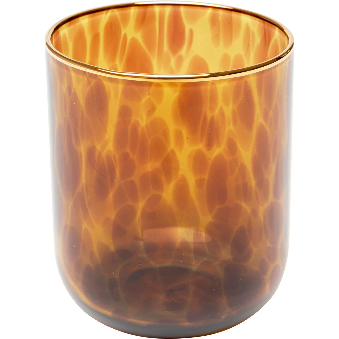 24er-Set Wassergläser in Karamelloptik