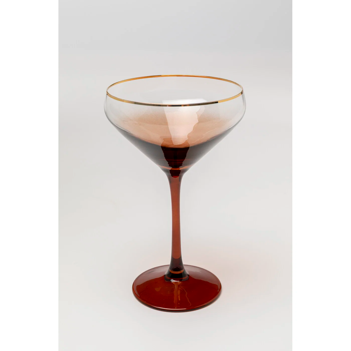 8er-Set Cocktailgläser mit Farbverlauf