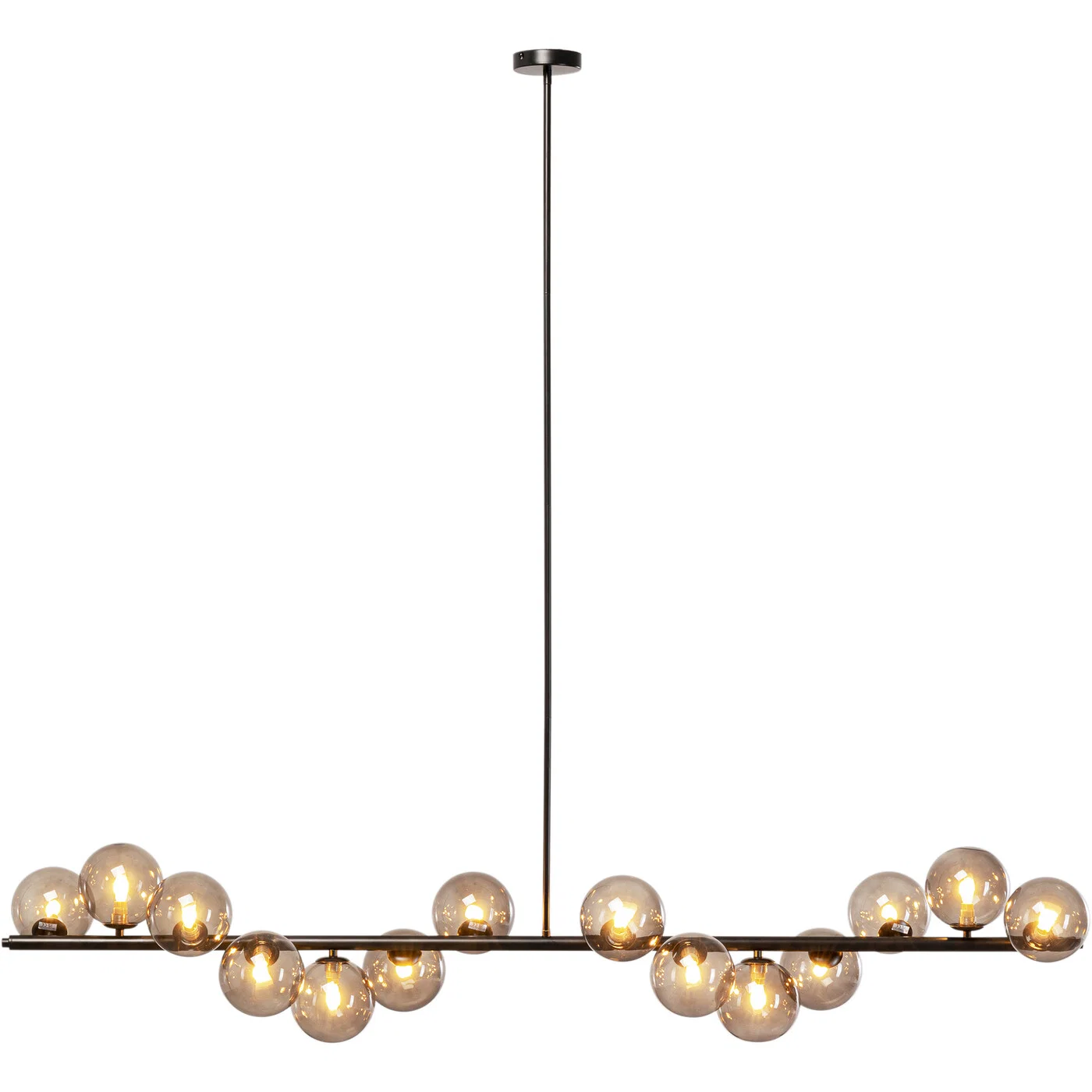 Hängeleuchte Kugelzweig Schwarz 155 cm