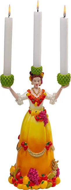 Kerzenhalter Ananasdame 36 cm