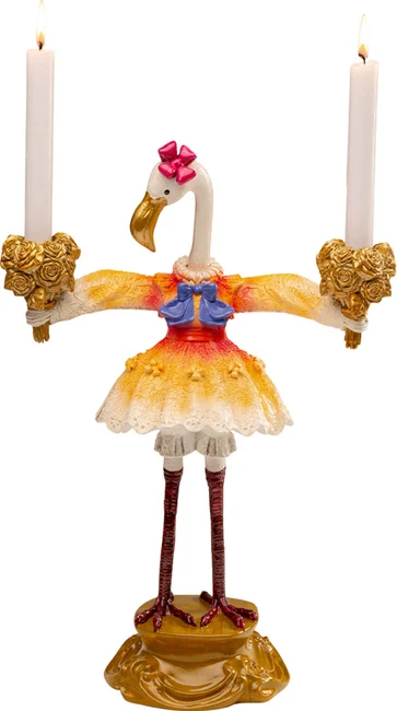 Kerzenhalter Flamingoglanz 45 cm