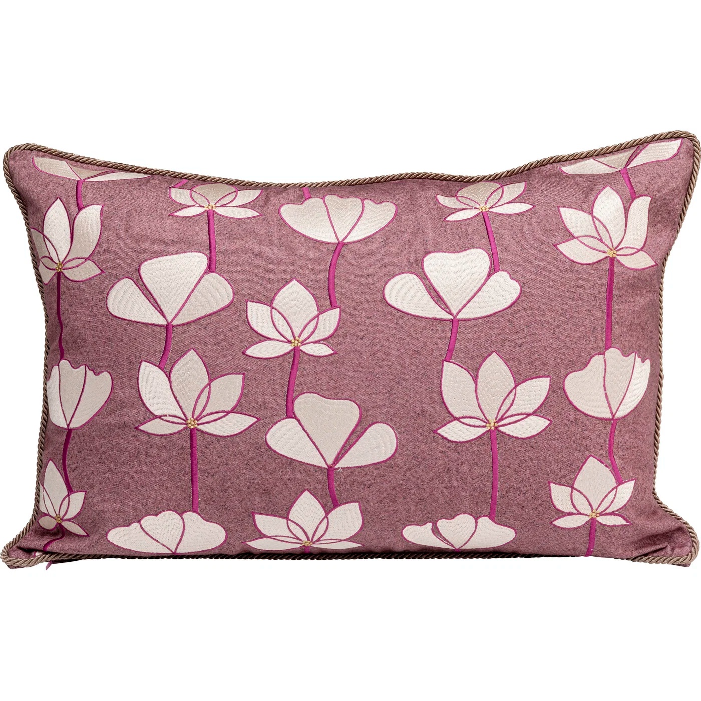 Kissen Blüten in Rosa 40 × 60 cm
