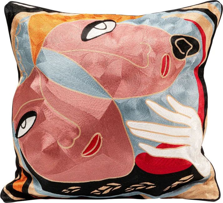 Kissen Doppelporträt 50 × 50 cm