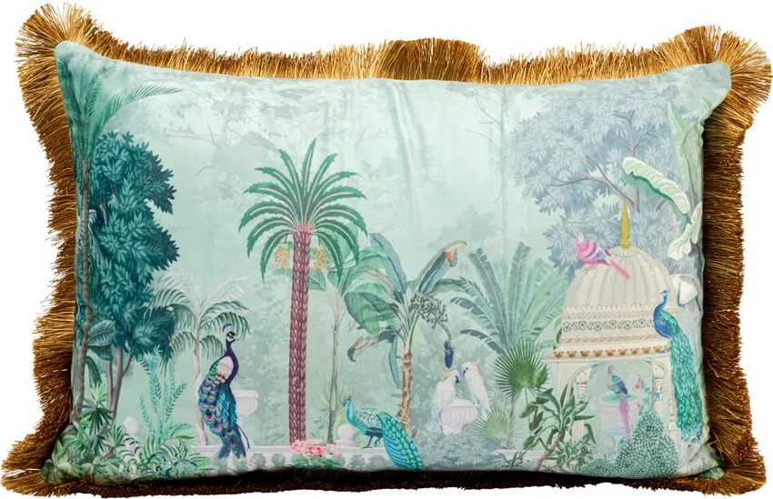 Kissen Dschungeltempel 40 × 60 cm