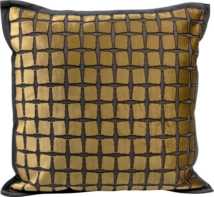 Kissen Farbquadrat Grün 45 × 45 cm