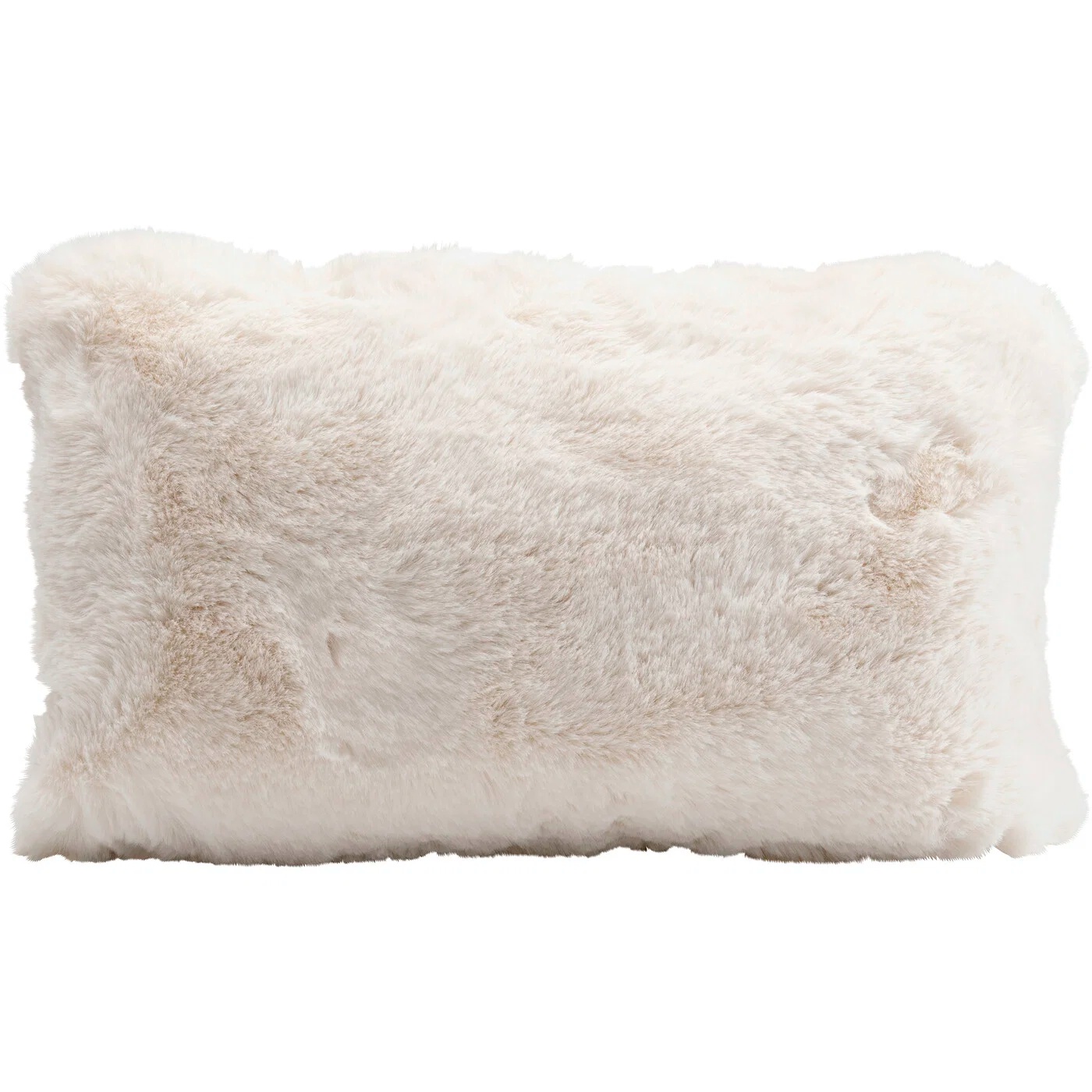 Kissen Flauschig in Creme 30 × 50 cm