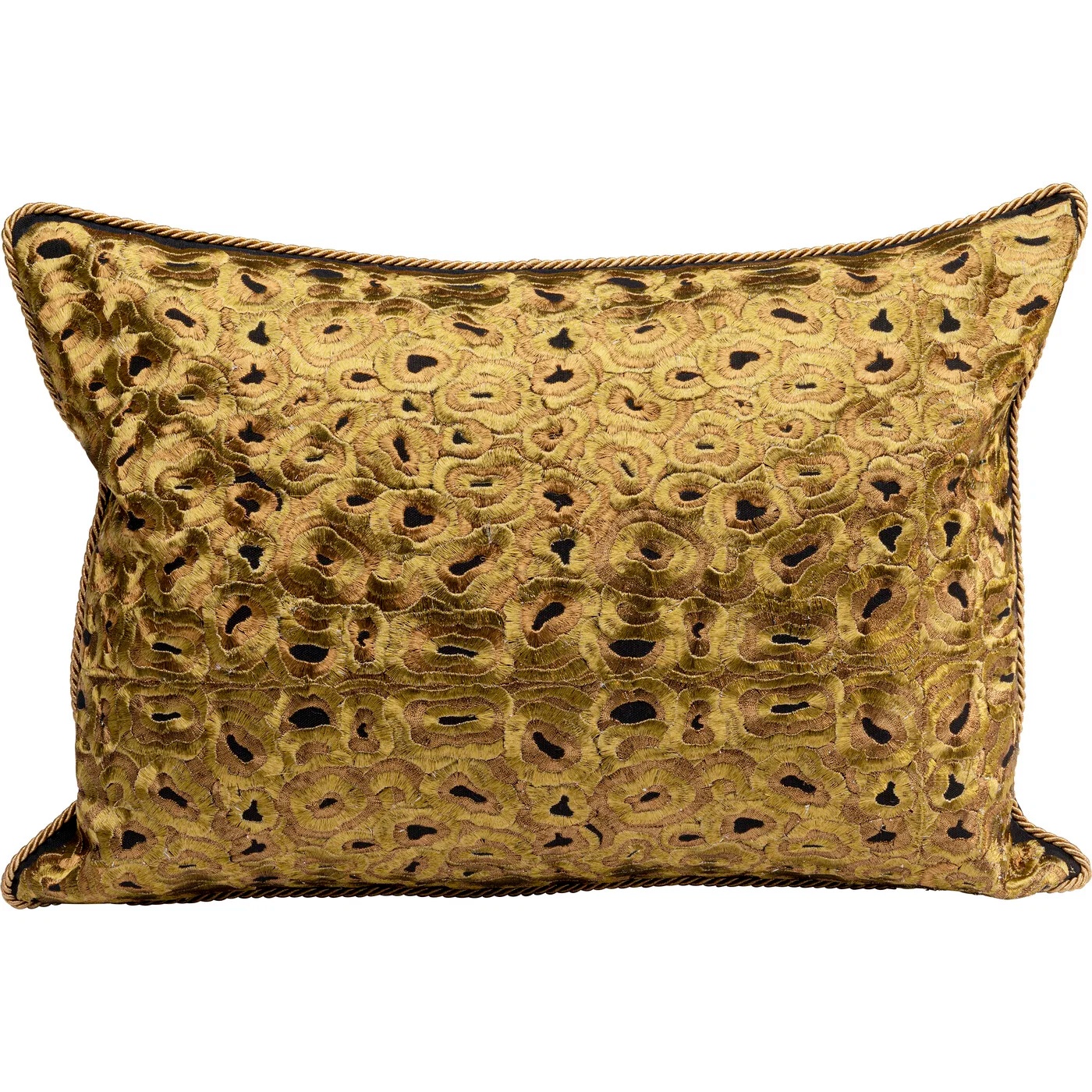 Kissen mit Goldenen Federn 40 × 60 cm